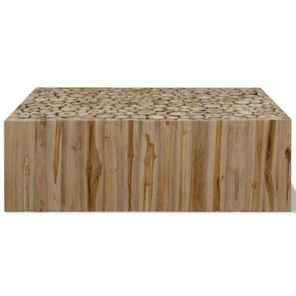 Couchtisch Echtes Teakholz 90x50x30 cm