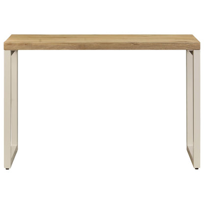 Esstisch 115x55x76 cm Massivholz Mango und Stahl