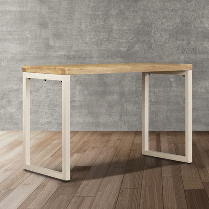 Esstisch 115x55x76 cm Massivholz Mango und Stahl