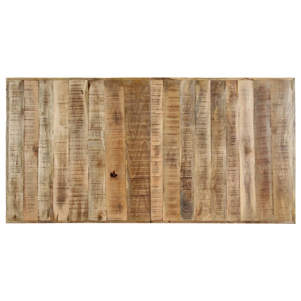 Esstisch 140x70x75 cm Raues Mangoholz