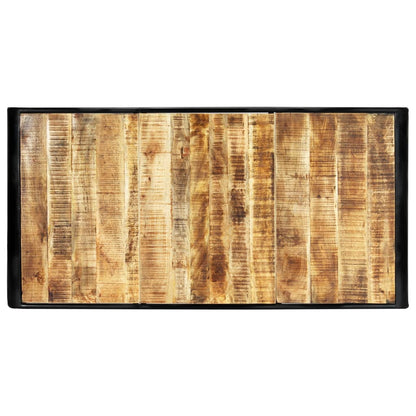 Esstisch 180x90x76 cm Raues Mangoholz