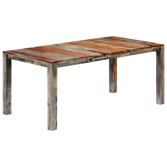 Esstisch Grau 180x90x76 cm Massivholz