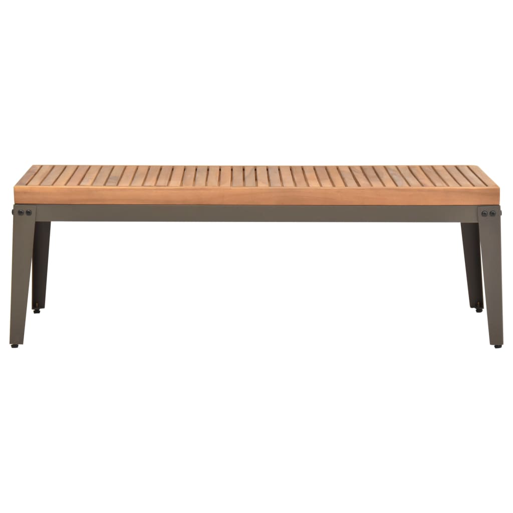 Garten-Couchtisch 110x55x36 cm Massivholz Akazie