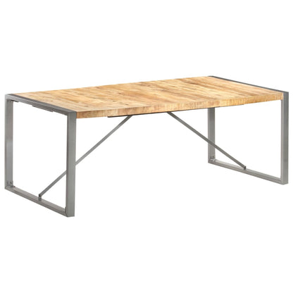 Esstisch 200x100x75 cm Raues Mango-Massivholz