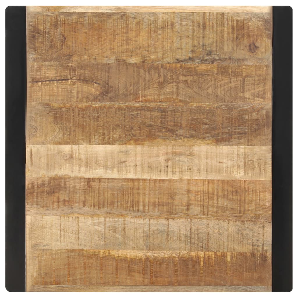 Esstisch 70x70x75 cm Raues Mango-Massivholz