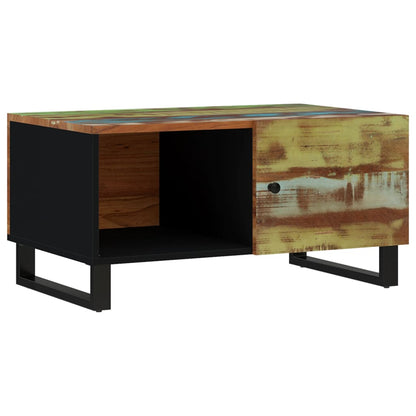 Couchtisch 80x50x40 cm Altholz Massiv & Holzwerkstoff