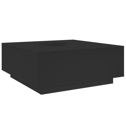 Couchtisch Schwarz 100x100x40 cm Holzwerkstoff