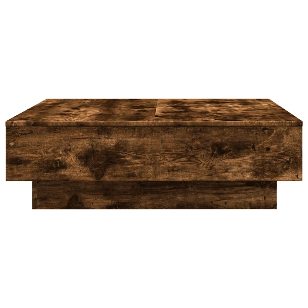 Couchtisch Räuchereiche 90x90x28 cm Holzwerkstoff