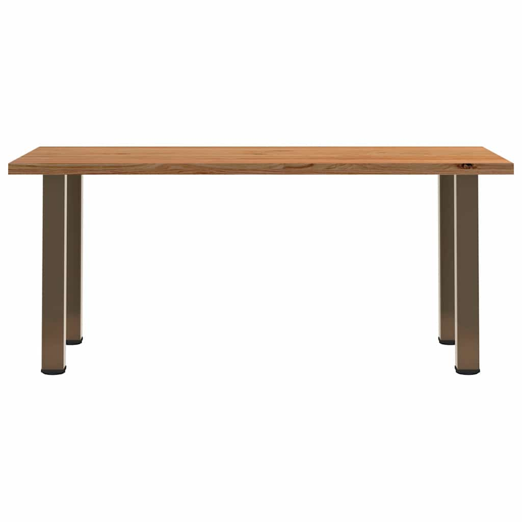 Esstisch Hellbraun 180x90x74 cm Massivholz Eiche Rechteckig