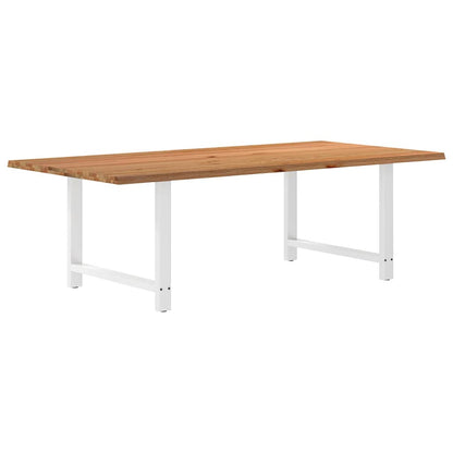 Esstisch Hellbraun 240x120x74 cm Massivholz Eiche Rechteckig