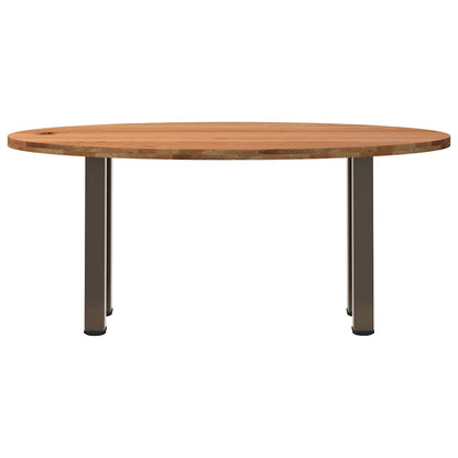 Esstisch Hellbraun 180x90x74 cm Massivholz Eiche Oval