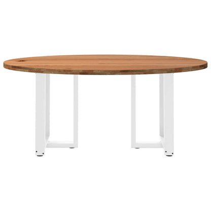 Esstisch Hellbraun 180x90x74 cm Massivholz Eiche Oval