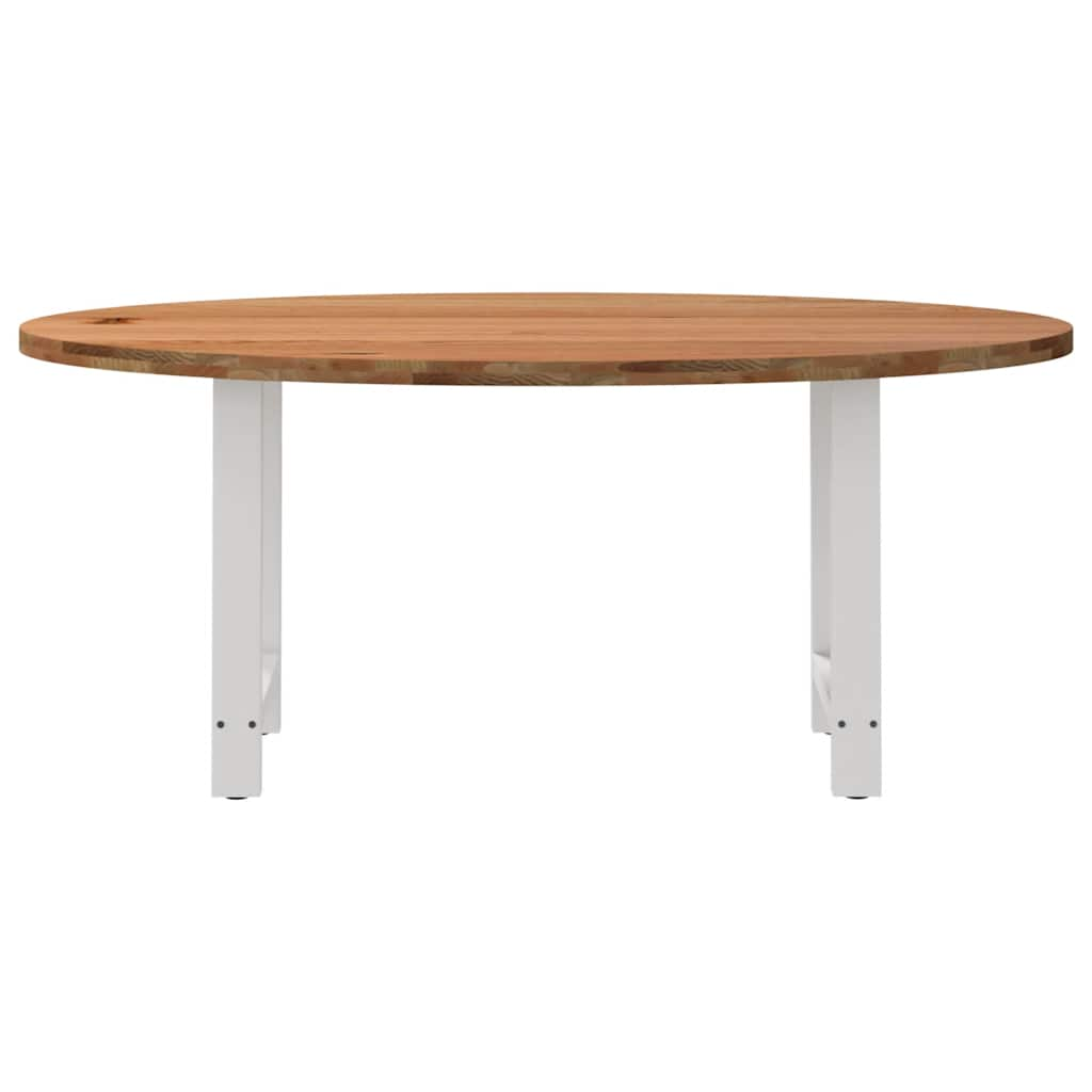 Esstisch Hellbraun 180x90x74 cm Massivholz Eiche Oval