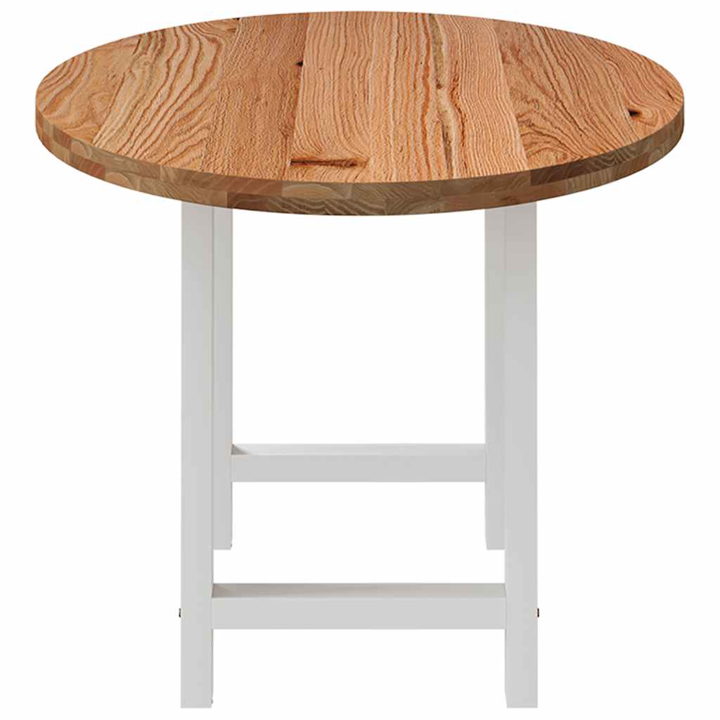 Esstisch Hellbraun 180x90x74 cm Massivholz Eiche Oval