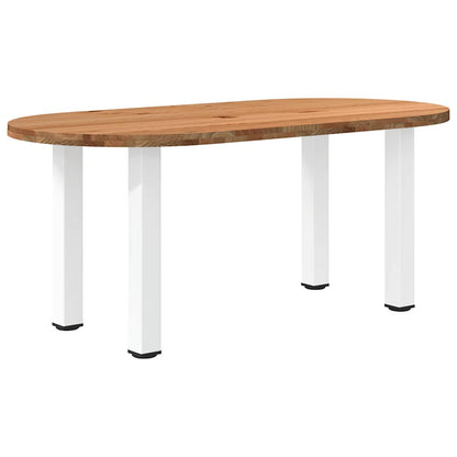 Esstisch Hellbraun 180x90x74 cm Massivholz Eiche Oval