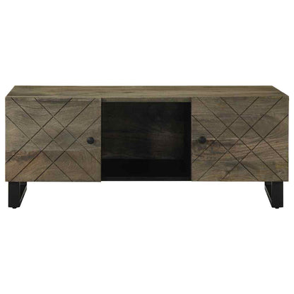 Couchtisch Schwarz 100x54x40 cm Massivholz Mango