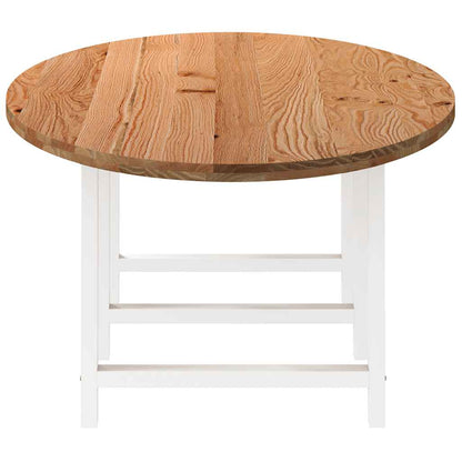 Esstisch Hellbraun 280x120x74 cm Massivholz Eiche Oval